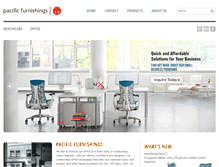 Tablet Screenshot of pacificofficefurnishings.com